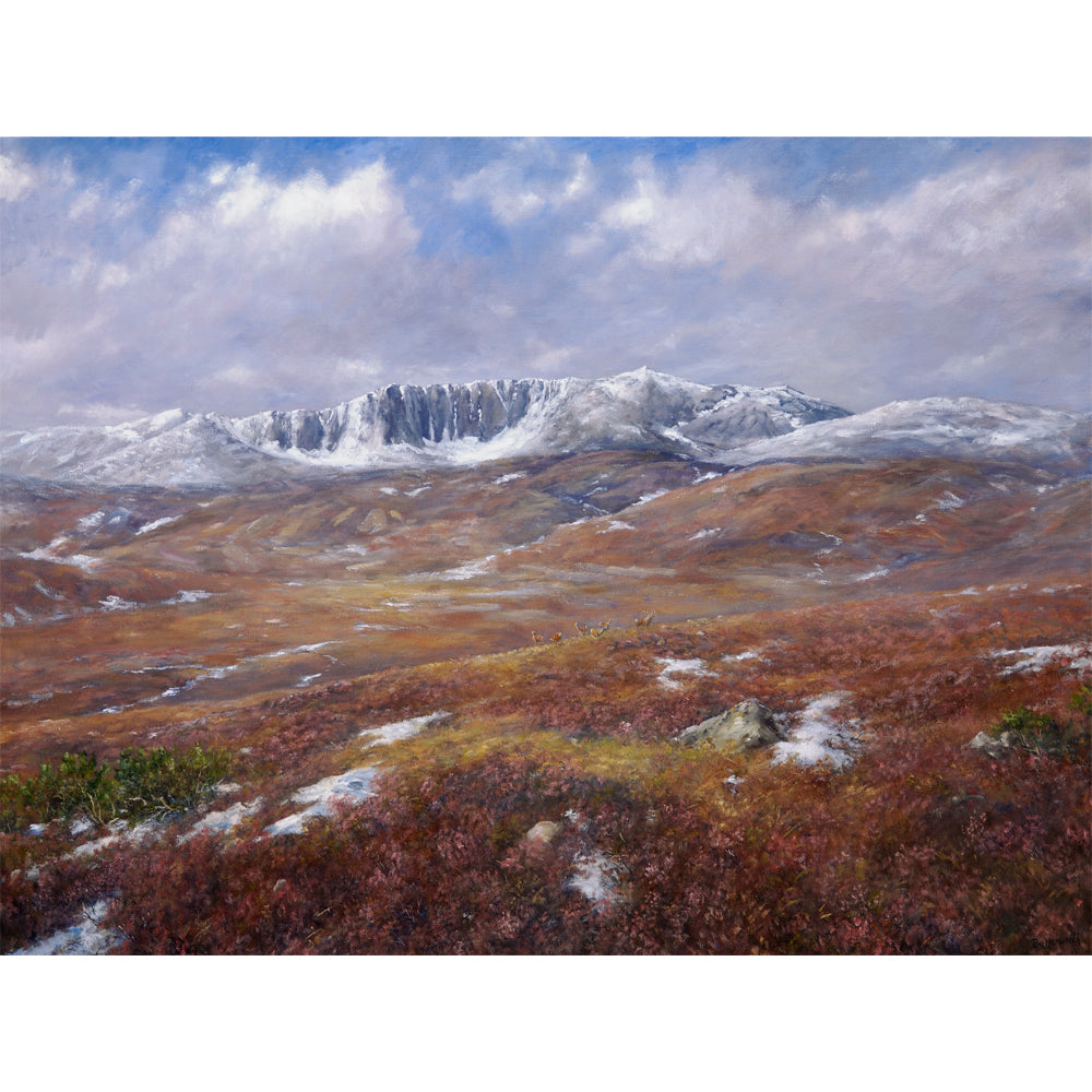 A collection of Scottish fine art landscape images of Lochnagar & Munros in Royal Deeside & the Cairngorm National Park by local artist Howard Butterworth. Images of Scotland are available to buy as scottish prints, cards, & original art.