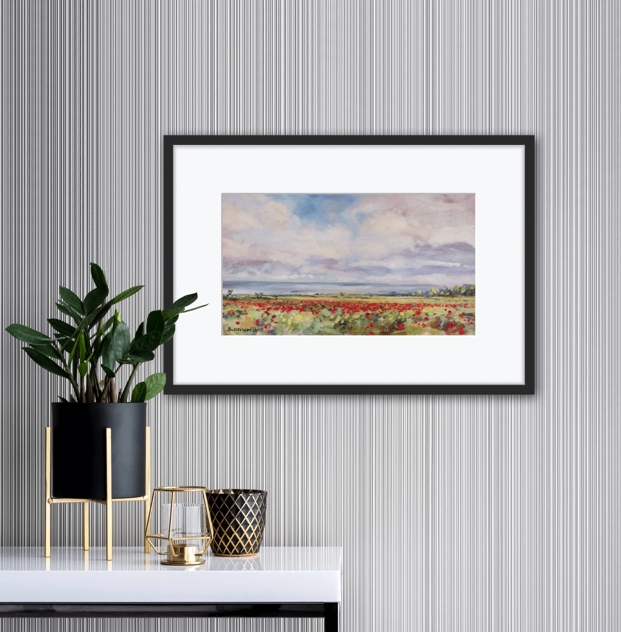 'Wild poppies by the sea' - Fine Art Print of Fife