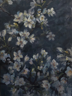 'Begin again' - Original painting of Spring blossom