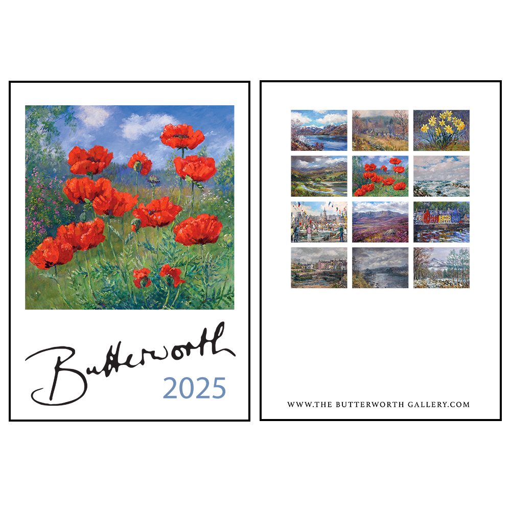 2025 Butterworth Scottish Fine Art Calendar