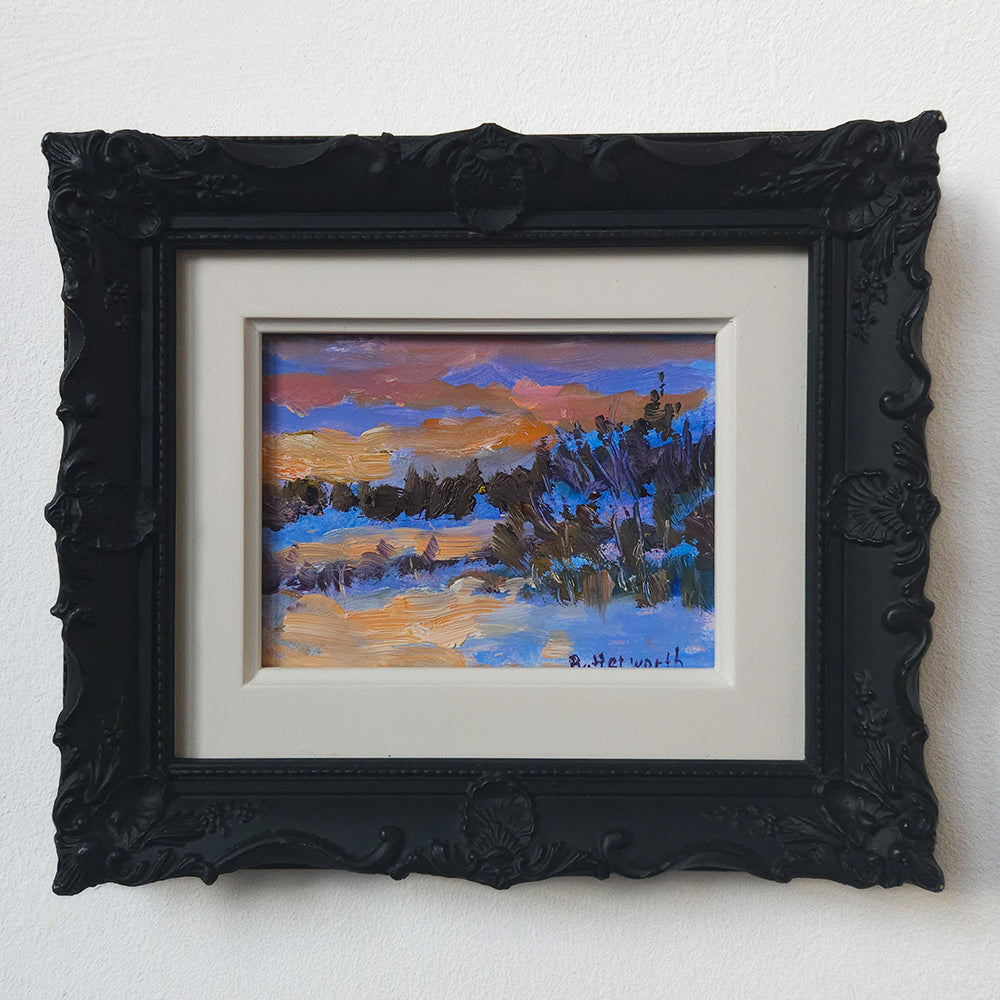 'Drummie Dawn' - Original Painting of Artist's Garden