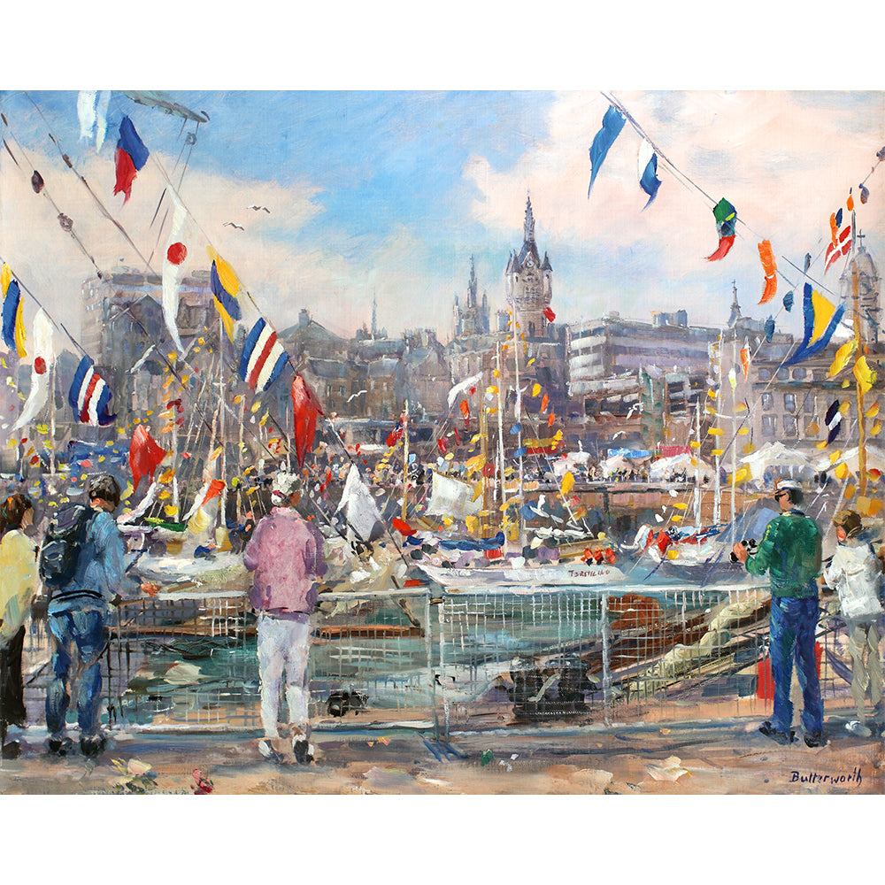 'Flying Colours' - Fine Art Print of Aberdeen Tall Ships