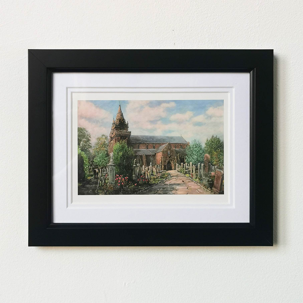 Framed St Machars Catherdral Card