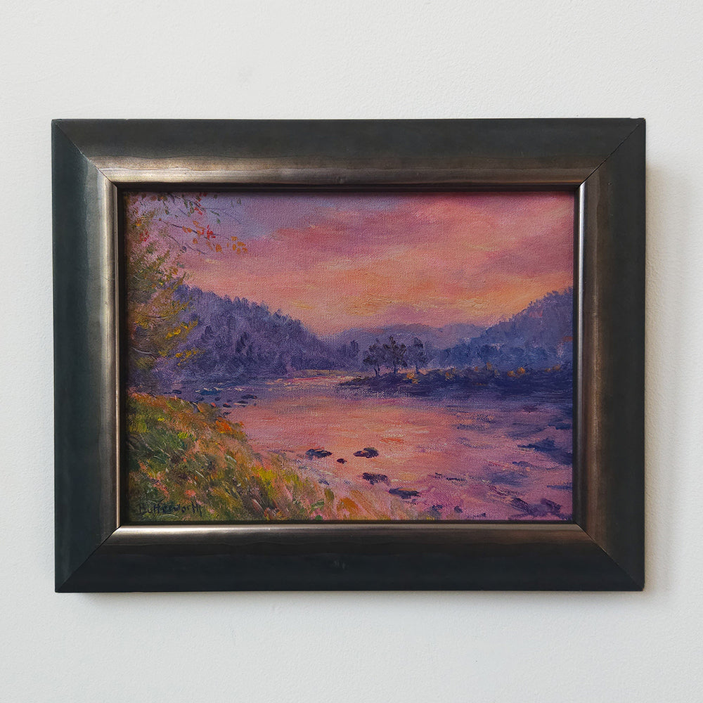 'Glow with the Flow' - Original Painting of the River Dee