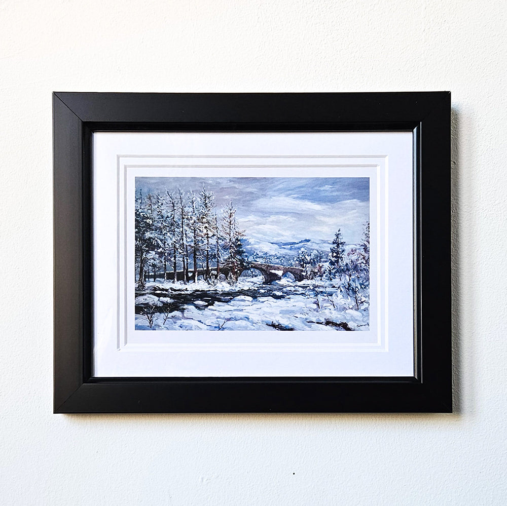 Framed Winter Brig O' Dee Card