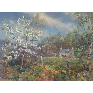 'Cottage from the Old Line' - Original oil painting