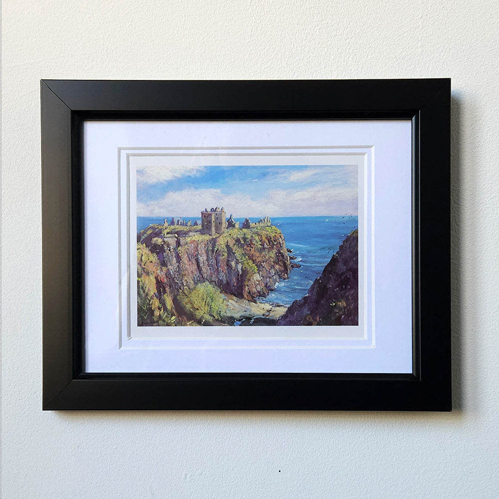 Framed Dunottar Castle Card