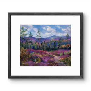 'Purple Haze' - Fine Art Print of The Cairngorms