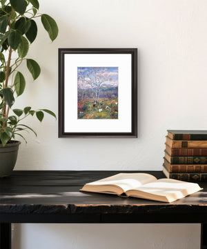 'Spring Chickens' - Fine Art Print of Artists Garden