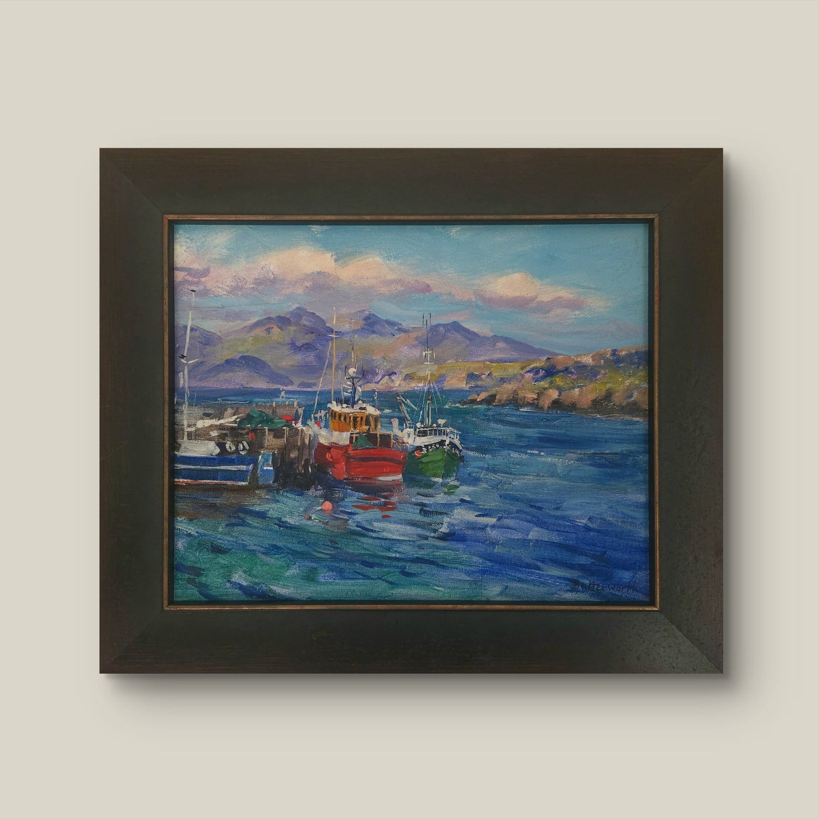 'Azure' - Original painting of Mallaig