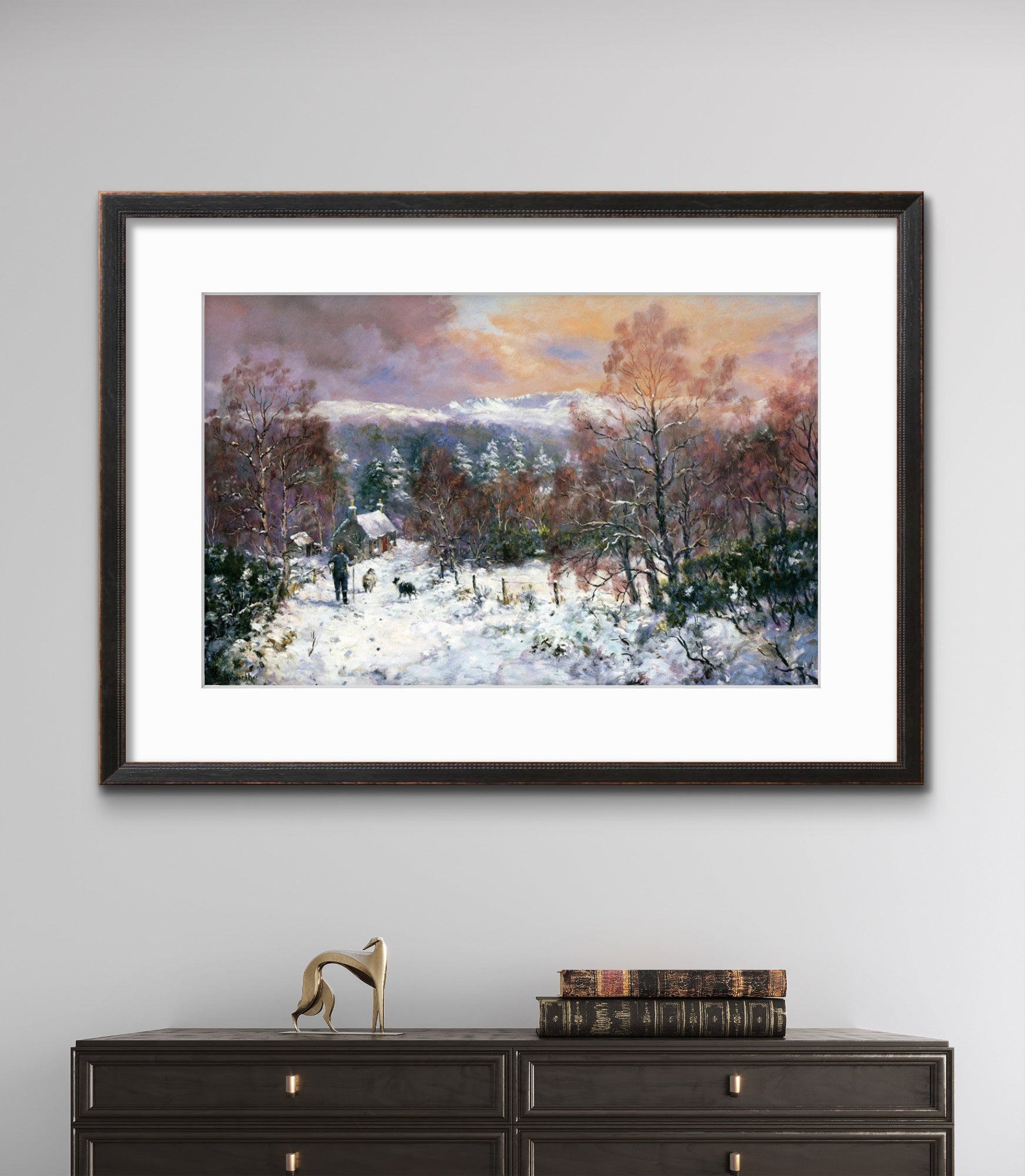 'The First Lamb' - Fine Art Print of Aberdeenshire