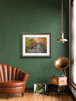 'Autumn Torrents' - Fine Art Print of The Falls of Feugh