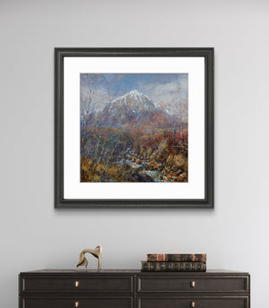 'Wintry Haunts' - Fine Art Print of Buachaille Etive Mòr