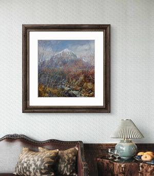 'Wintry Haunts' - Fine Art Print of Buachaille Etive Mòr