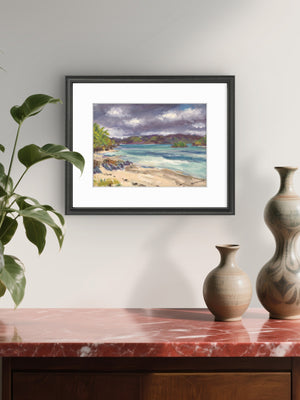 'White sands of Morar' - Fine Art Print of West Coast of Scotland