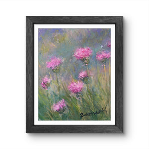 'Thistles' - Original oil painting