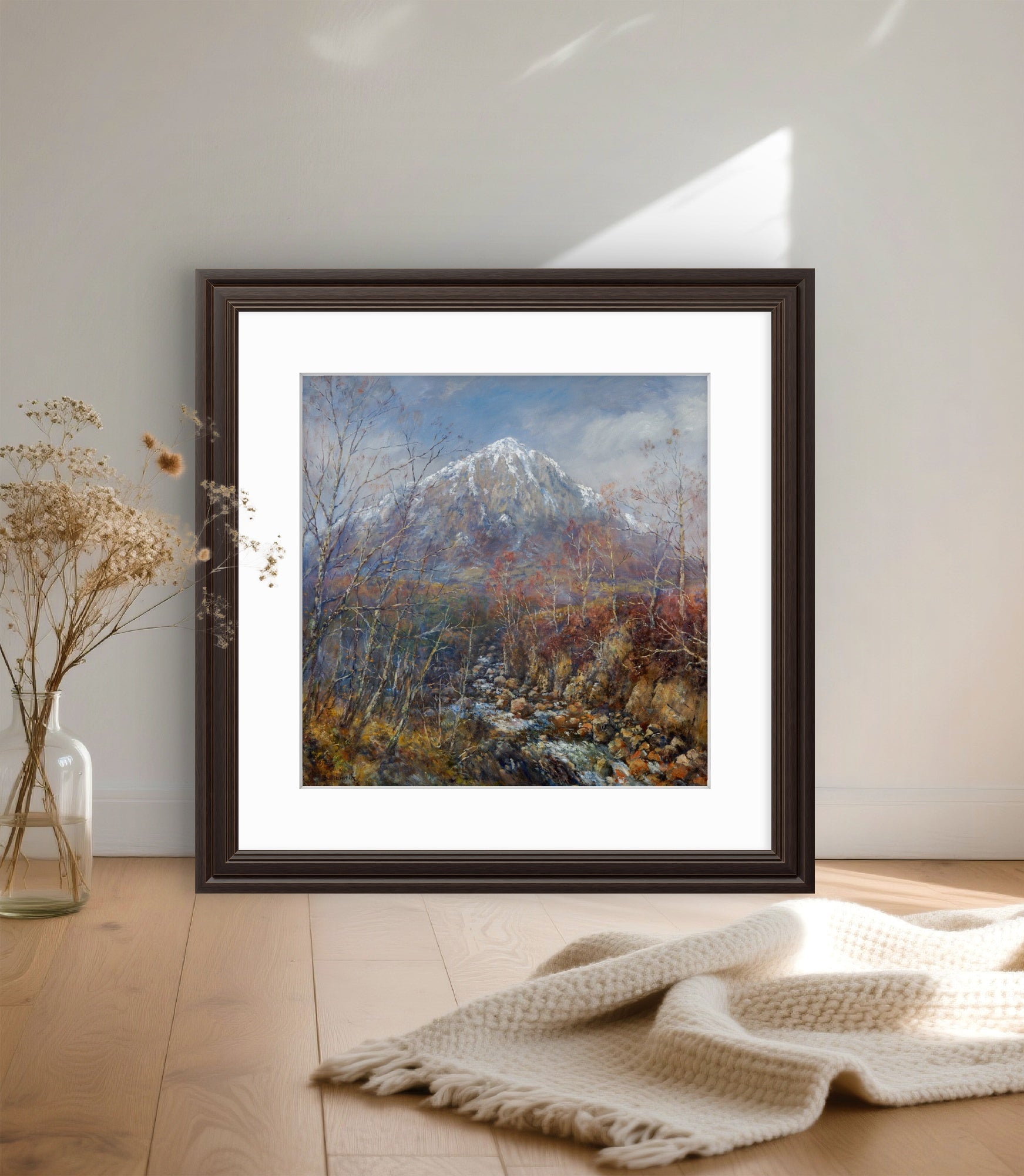 'Wintry Haunts' - Fine Art Print of Buachaille Etive Mòr