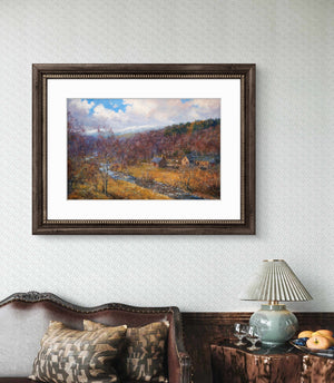 'A Fine Drying Day' - Fine Art Print of Glengairn