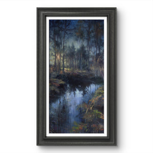 'Dawn at the forest pool' - Original painting