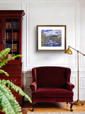 'Spring Torrents' - Fine Art Print of Potarch Bridge
