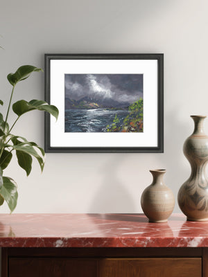 'Summer Storm' - Fine Art Print of Loch Cluanie