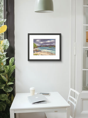 'White sands of Morar' - Fine Art Print of West Coast of Scotland