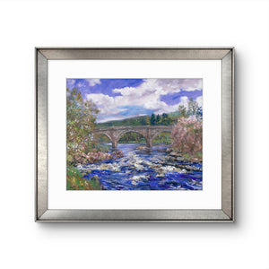 'Spring Torrents' - Fine Art Print of Potarch Bridge
