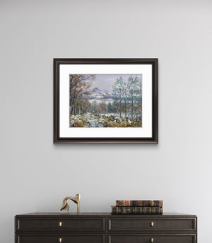 'Bennachie in Snow' - Fine Art Print