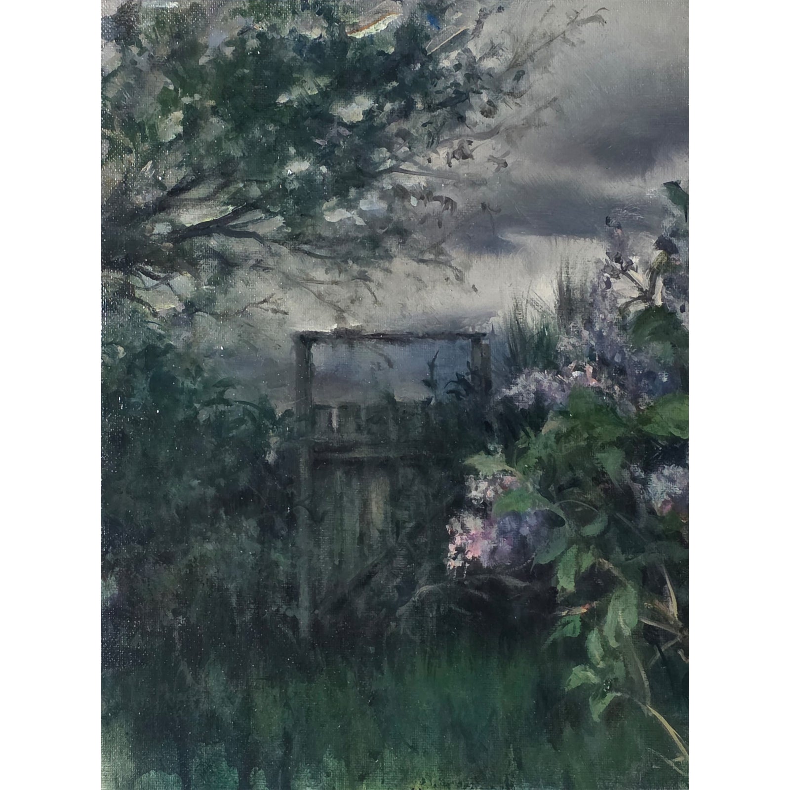 'Garden gate' - Original painting