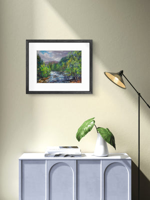 'Shades of Summer' - Fine Art Print of River Dee