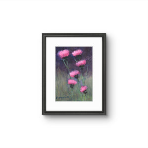 'O Flower of Scotland' - Fine Art Print of Thistles