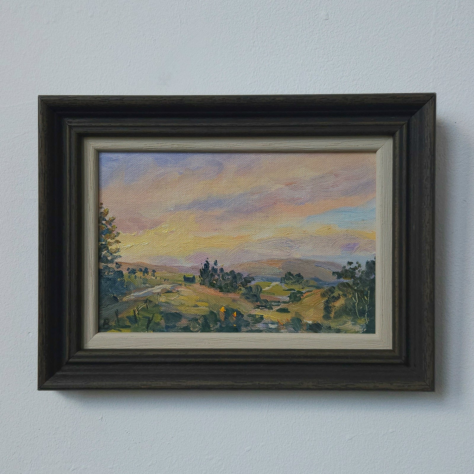 'Sunset on the way!' - Original Painting of Royal Deeside