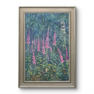 'Digitalis' - Original oil painting of foxgloves