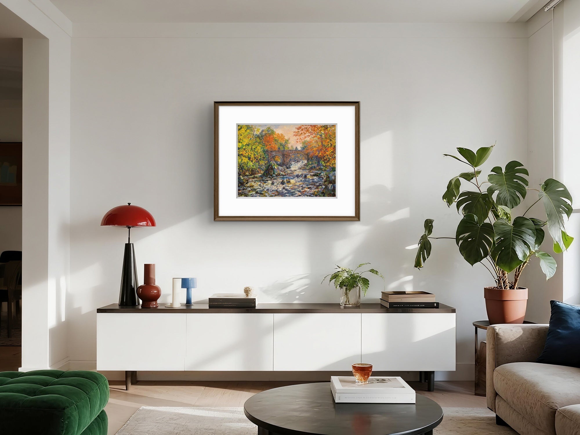 'Autumn Torrents' - Fine Art Print of The Falls of Feugh