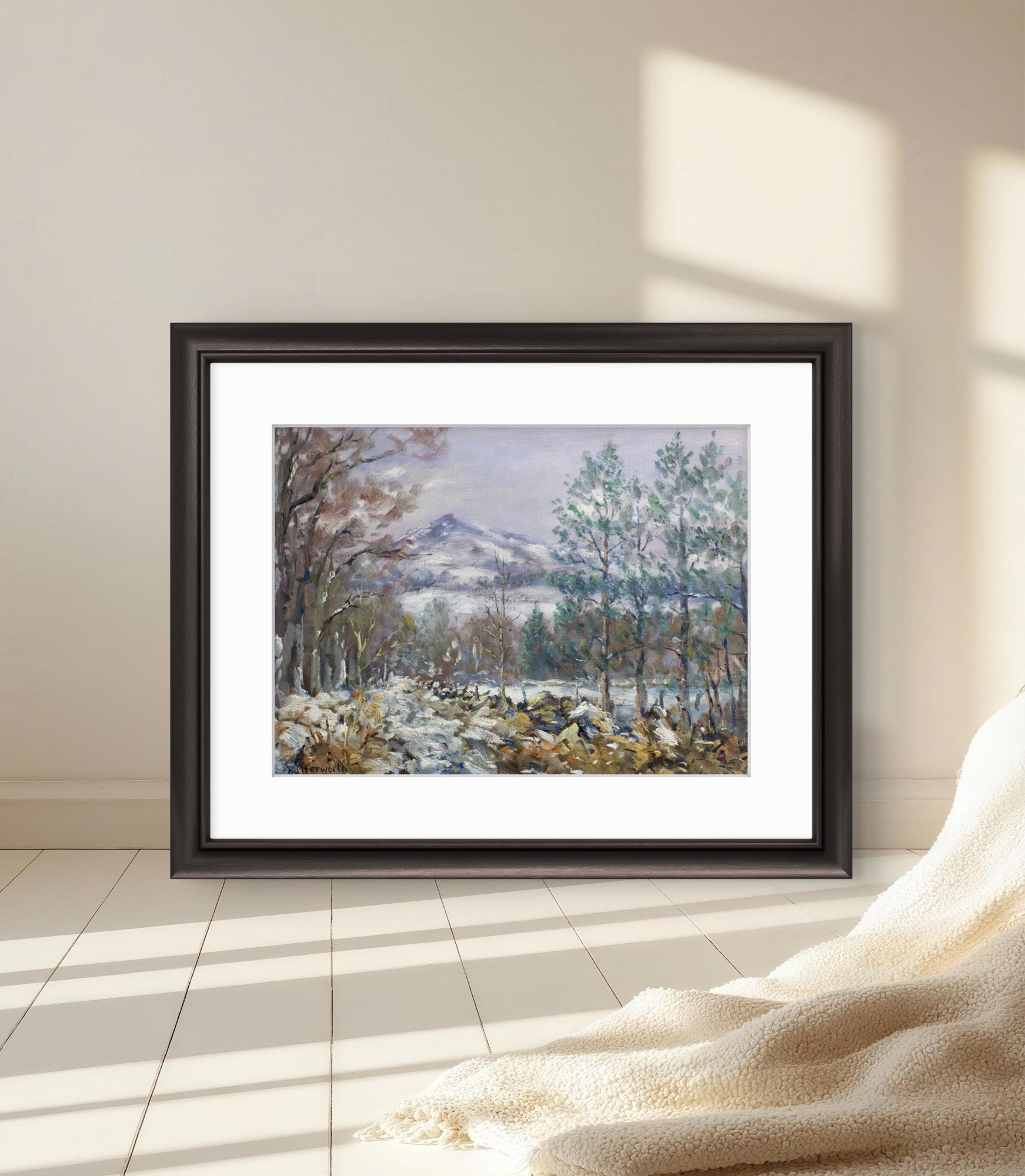 'Bennachie in Snow' - Fine Art Print