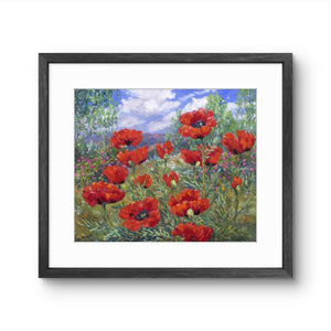 'Flower Power' - Fine Art Print of Poppies