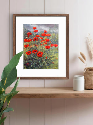 'Glenmuick Poppies' - Fine Art Print