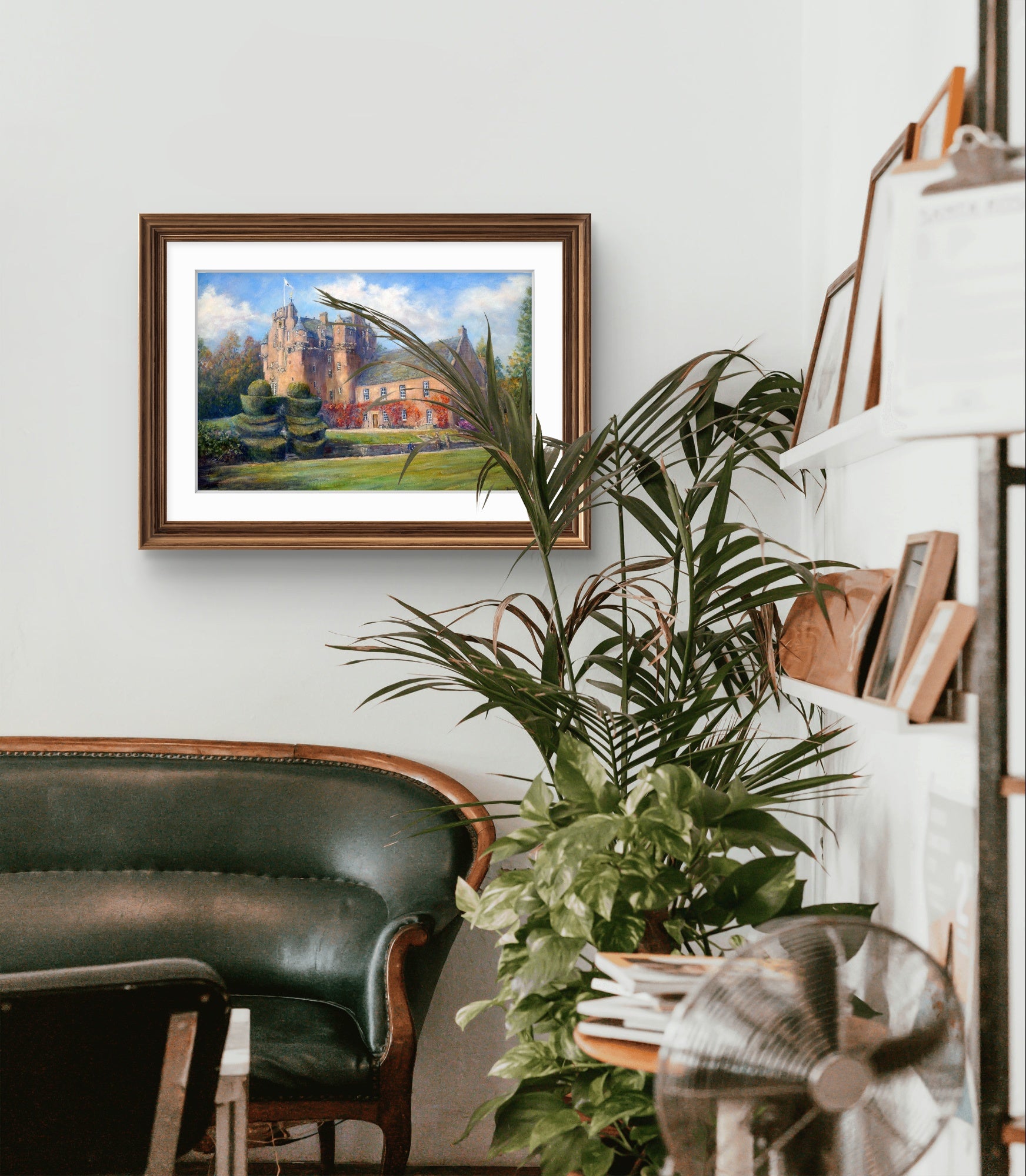 'In Autumn Sunshine' - Fine Art Print of Crathes Castle