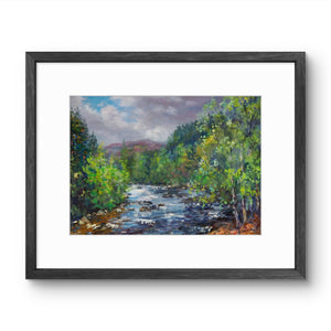'Shades of Summer' - Fine Art Print of River Dee