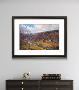 'A Fine Drying Day' - Fine Art Print of Glengairn