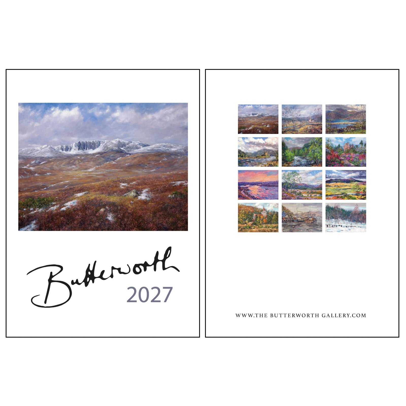 2027 Butterworth Scottish Fine Art Calendar