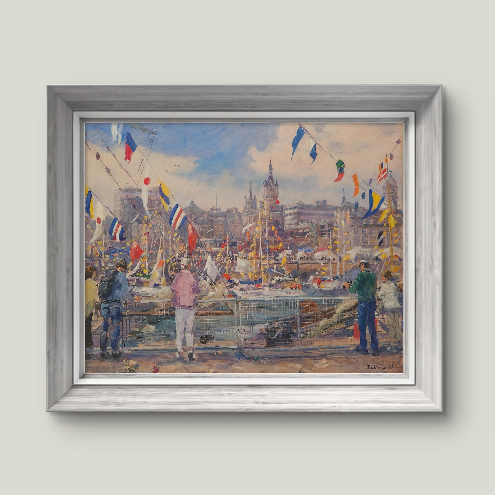 'Flying Colours' - Original painting of The Tall Ships Aberdeen