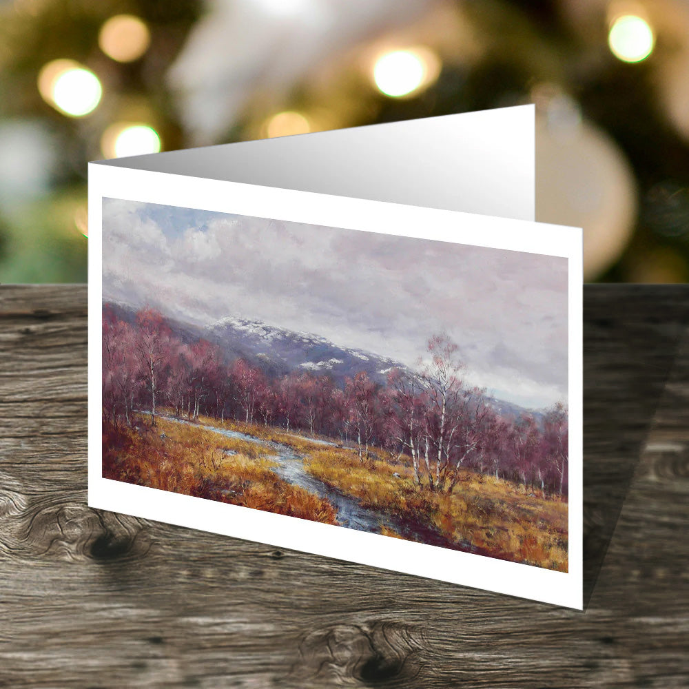 Christmas Collection Pack of 12 Greetings Cards - Winter Paintings of Aberdeenshire