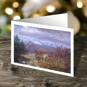 Christmas Collection Pack of 12 Greetings Cards - Winter Paintings of Aberdeenshire