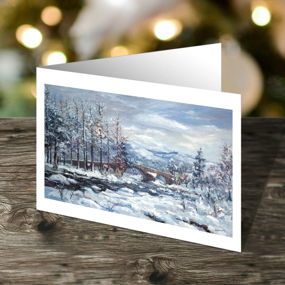 Christmas Collection Pack of 12 Greetings Cards - Winter Paintings of Aberdeenshire