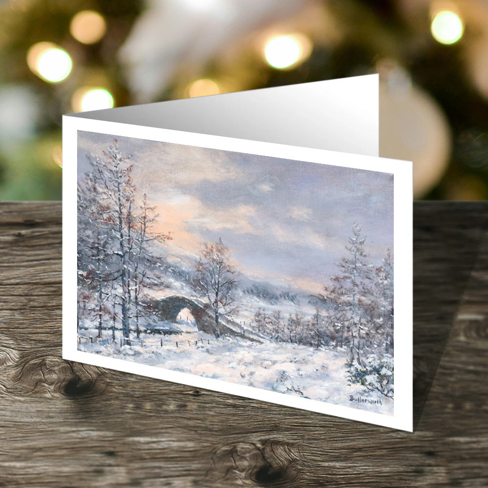 Christmas Collection Pack of 12 Greetings Cards - Winter Paintings of Aberdeenshire