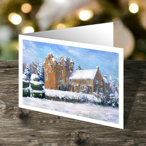 Christmas Collection Pack of 12 Greetings Cards - Winter Paintings of Aberdeenshire