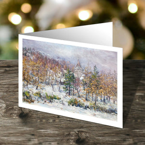 Christmas Collection Pack of 12 Greetings Cards - Winter Paintings of Aberdeenshire