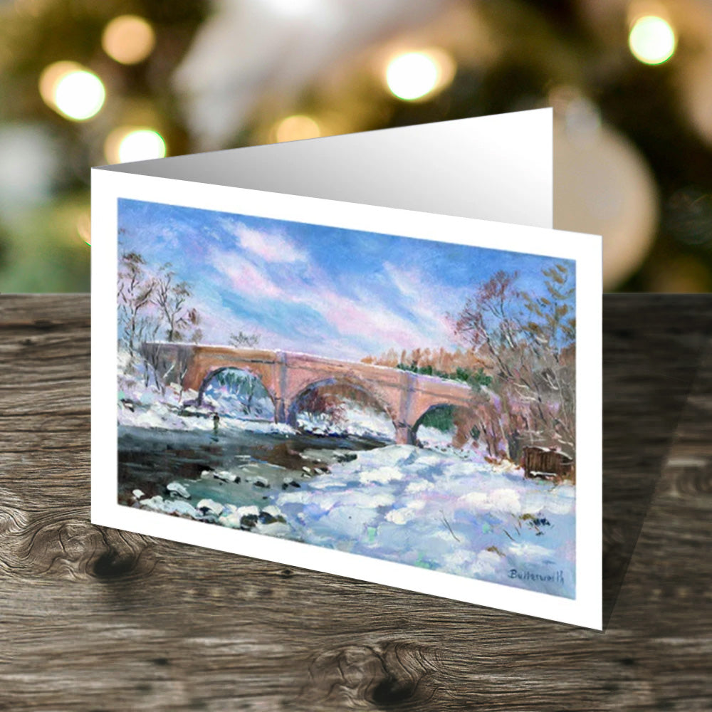 Christmas Collection Pack of 12 Greetings Cards - Winter Paintings of Aberdeenshire