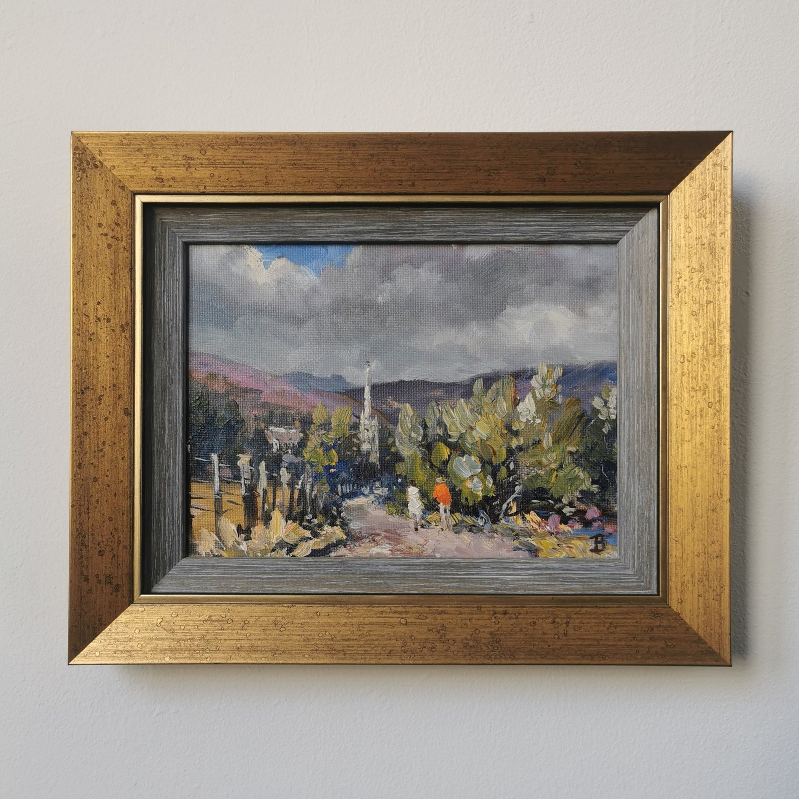 A break in the clouds